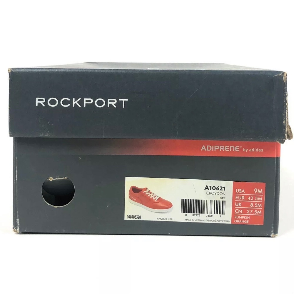 Rockport XCS Croydon Pumpkin Adiprene Shoes A10621 - Picture 9 of 9